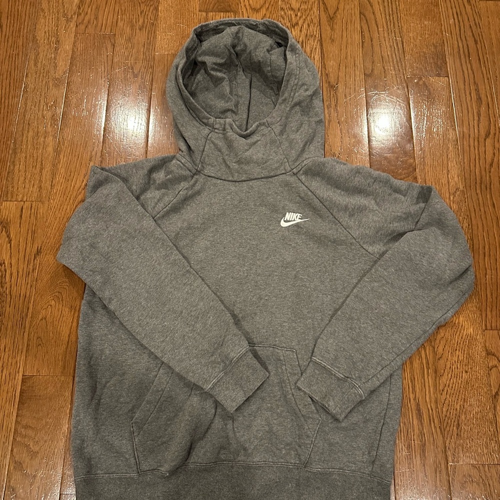 Nike Women Gray Hoodie